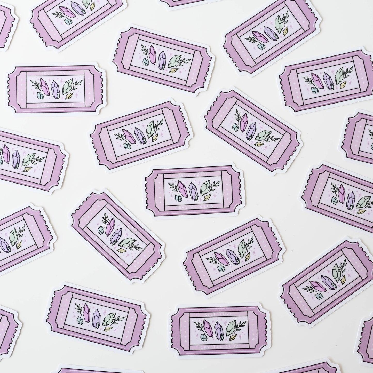Self Love Crystal Club Sticker