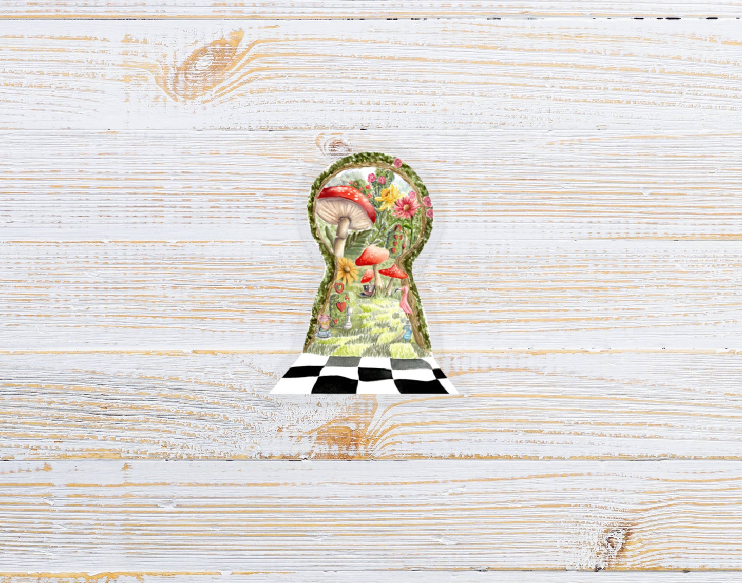 Clear Wonderland Vinyl Sticker