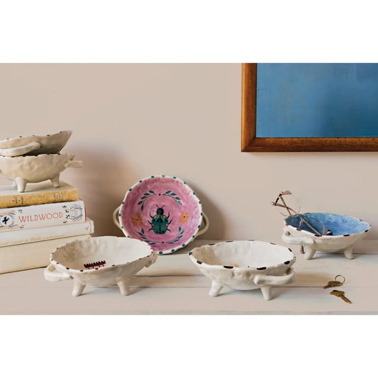 Catbloom Footed Bowl