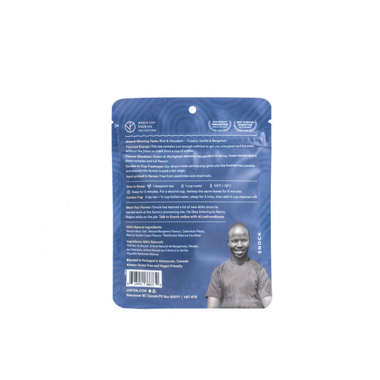 Cream Earl Grey Stand-up Pouch - Fair-Trade, Black Tea