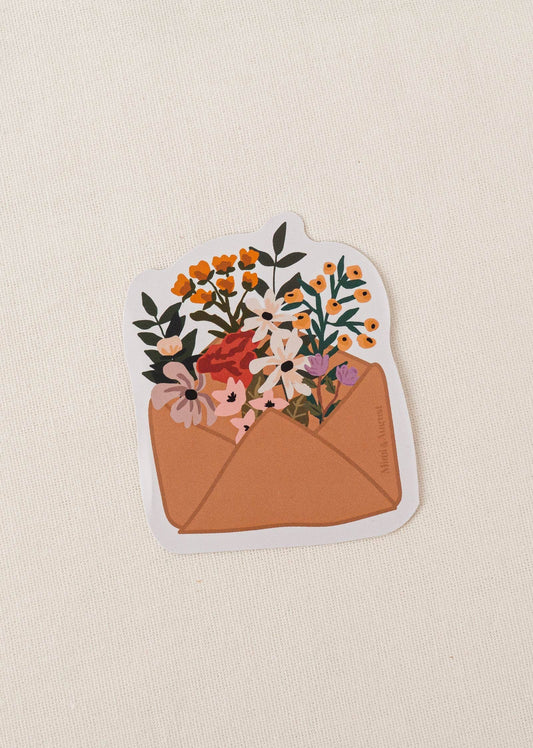 Flower Envelope Sticker