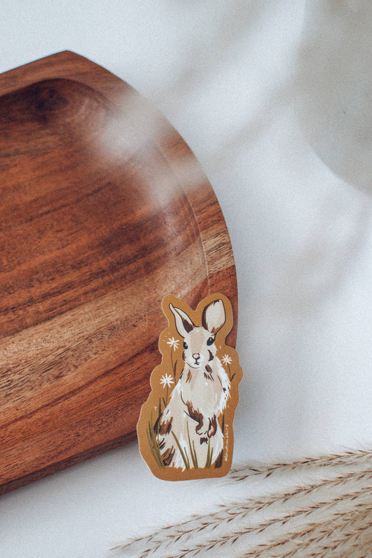 Rabbit Sticker | Woodland Animal | Waterproof Vinyl Sticker