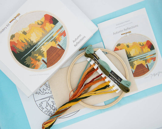 Autumn Reflections DIY Embroidery Kit