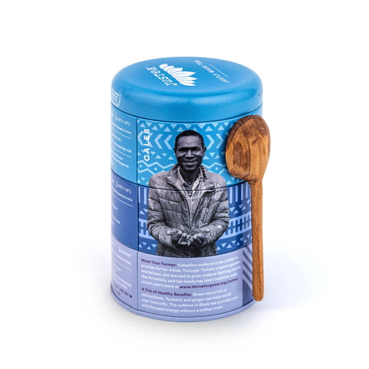 Organic, Fair-Trade Earl Grey Tea | Trio Tin & Spoon Gift Set