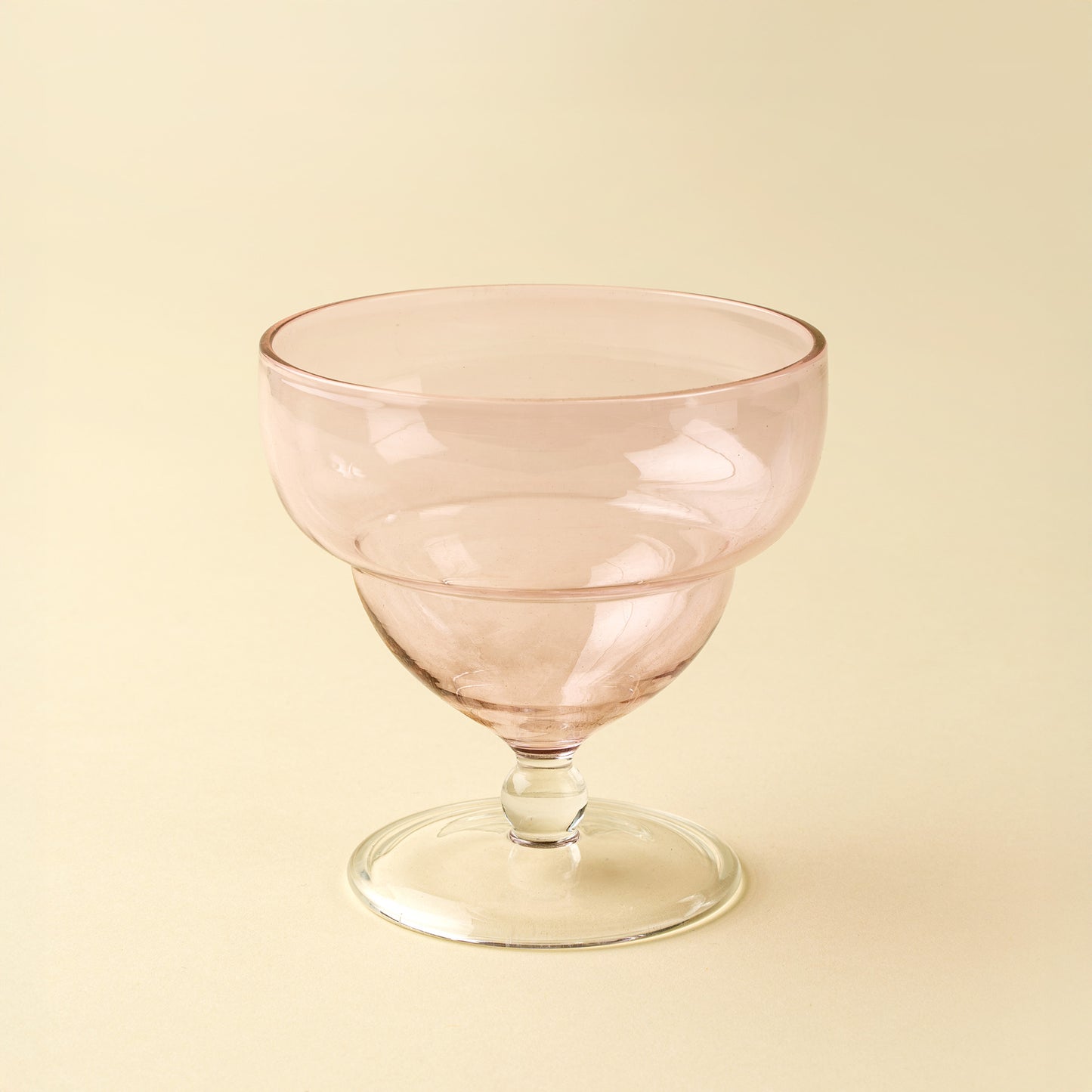Savoy Pink Coupe Glass - Short