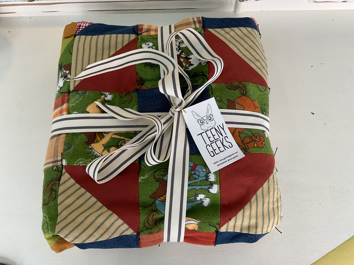 Teeny Geeks | Handmade Baby Quilt