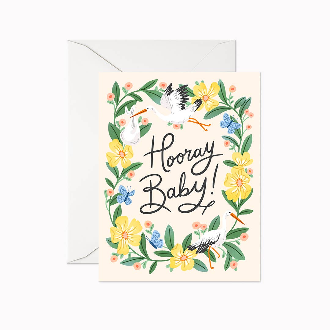 Hooray Baby | Greeting Card