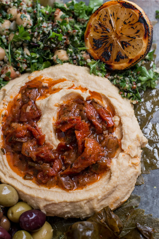 Roasted Tomato & Basil Bruschetta