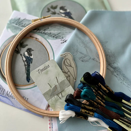 Mister Magpie Embroidery Kit