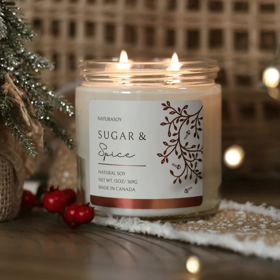 Natura Soy Holiday Jar Candles