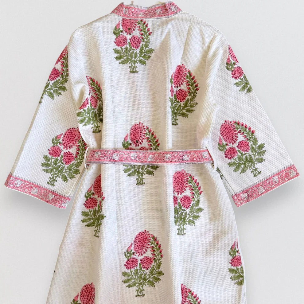 Peach Floral | Bath Robe