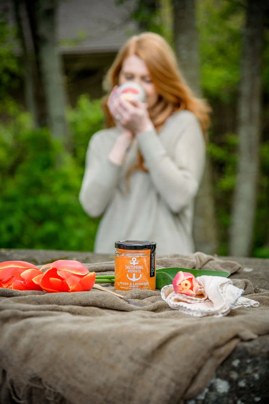 Peach and Lavender Spread