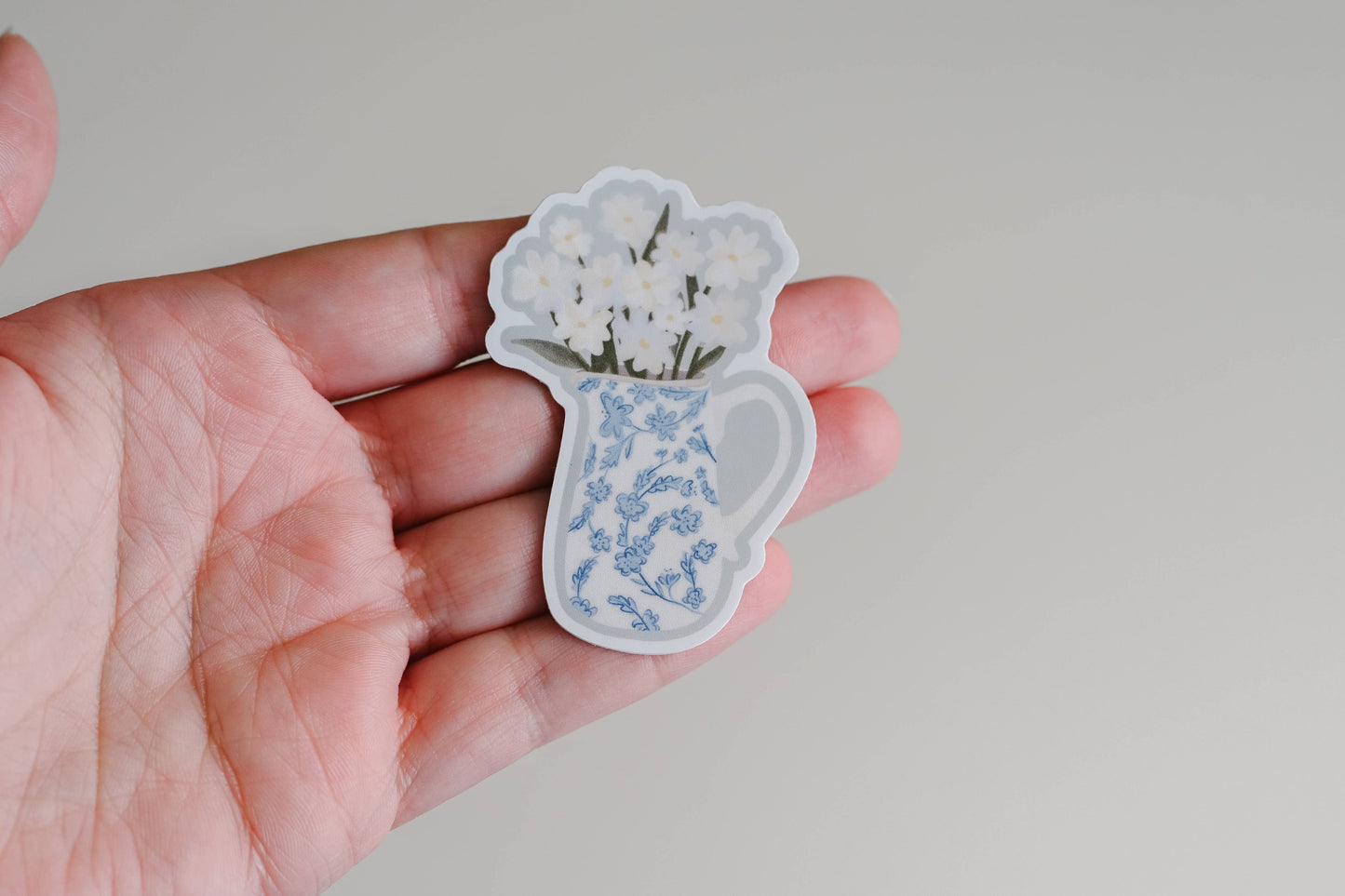Delftware Blooms Sticker