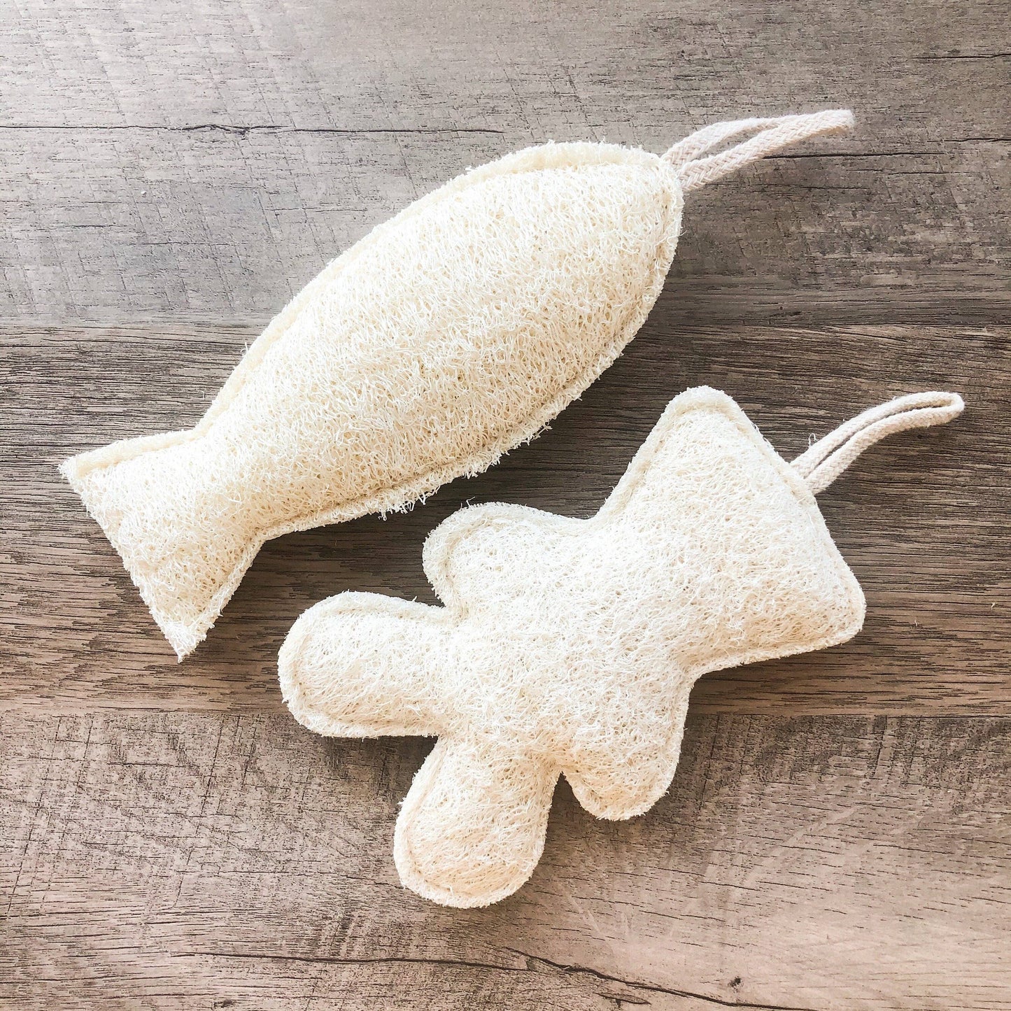 Natural Organic Loofah Bath and Kitchen Sponge: Star