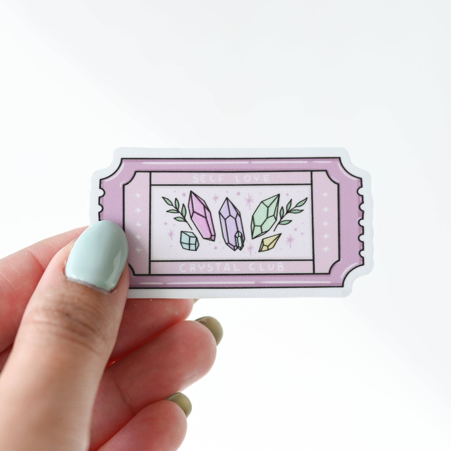 Self Love Crystal Club Sticker
