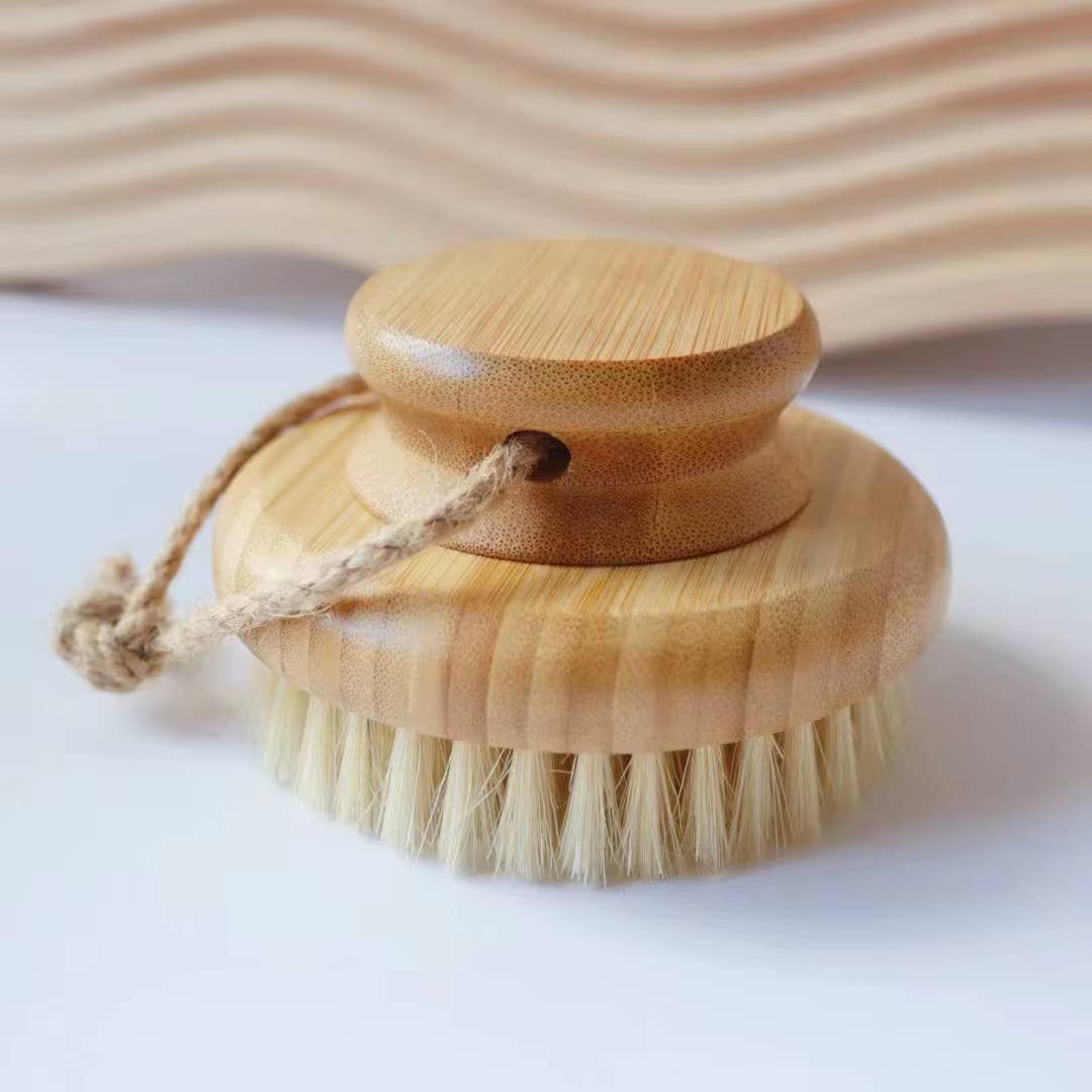 Plastic Free Sisal Bristle Body Brush: Oval