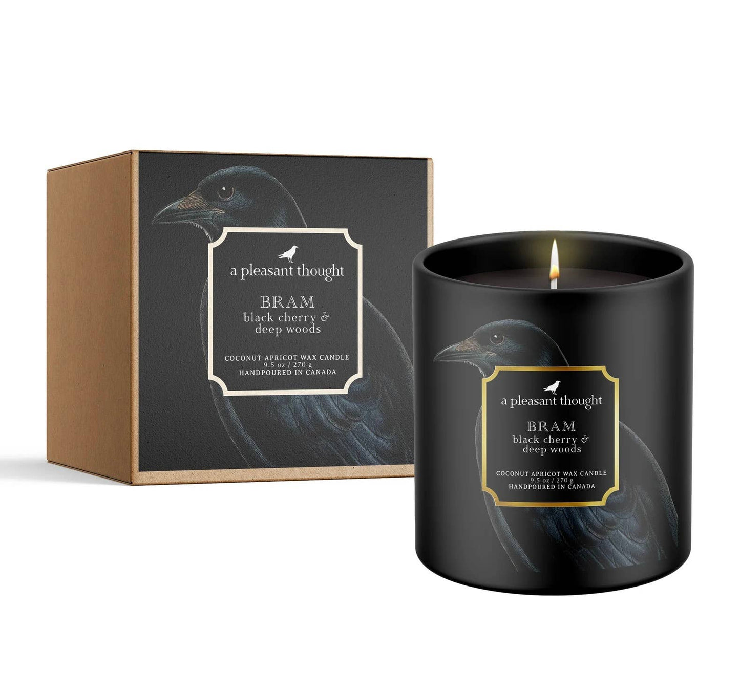 Bram | Black Cherry & Deep Woods Candle