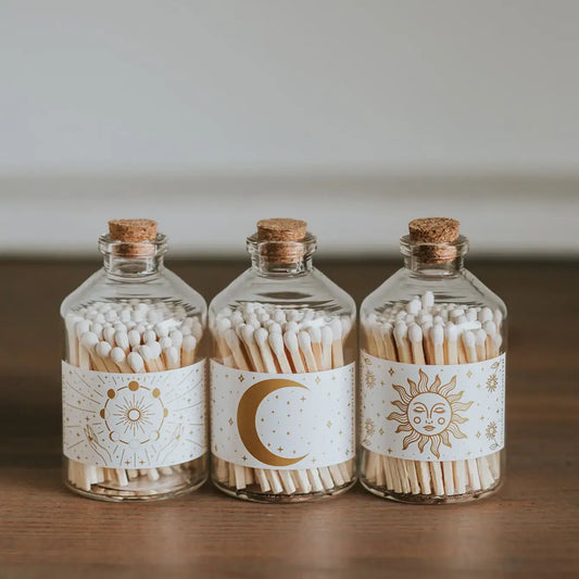 Matchsticks in Glass Bottle