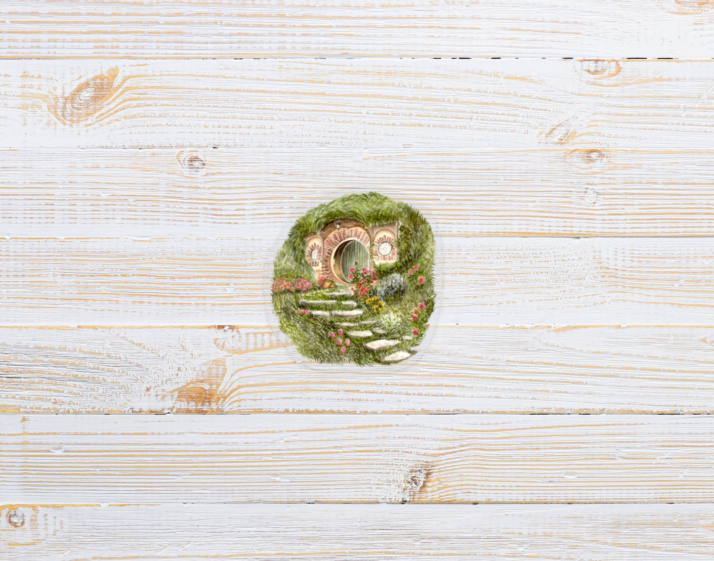 Clear Hobbit Hole Vinyl Sticker