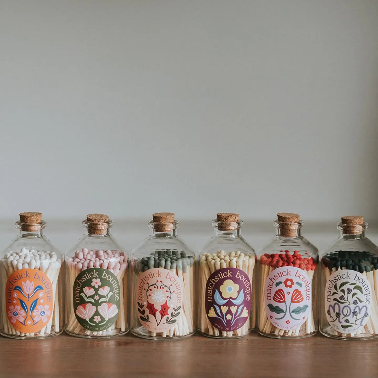 Matchsticks in Glass Bottle