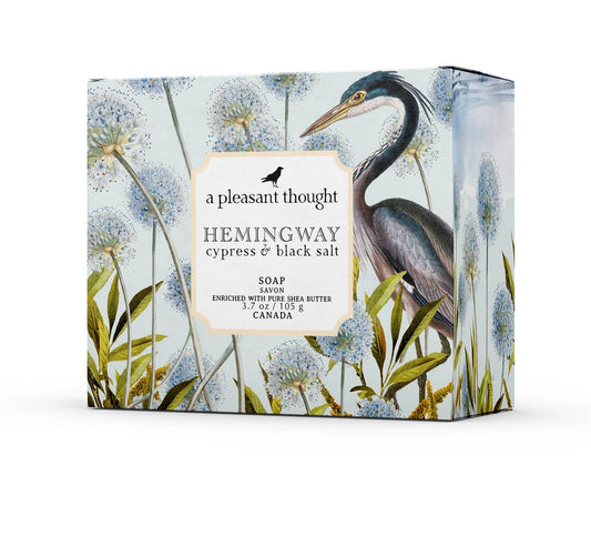 Hemingway | Cypress & Black Salt Bar Soap