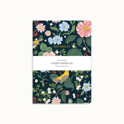 Warbler Floral | Sewn Notebook
