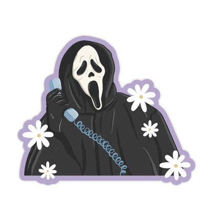 Scream Ghost Pop Culture Sticker