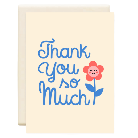 Thank You Happy Flower | Thank You Card