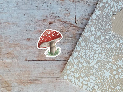 Mushroom Vinyl Sticker