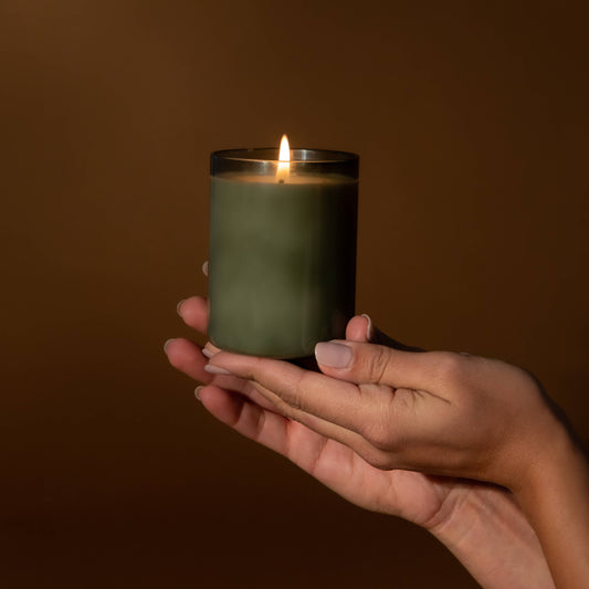 The Explorer | Bergamot + Ginger - 8oz Glass Candle