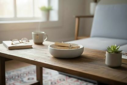 Smudge Bowl | Natural Concrete