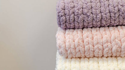 Moss | Handmade Chunky Knit Baby Blanket