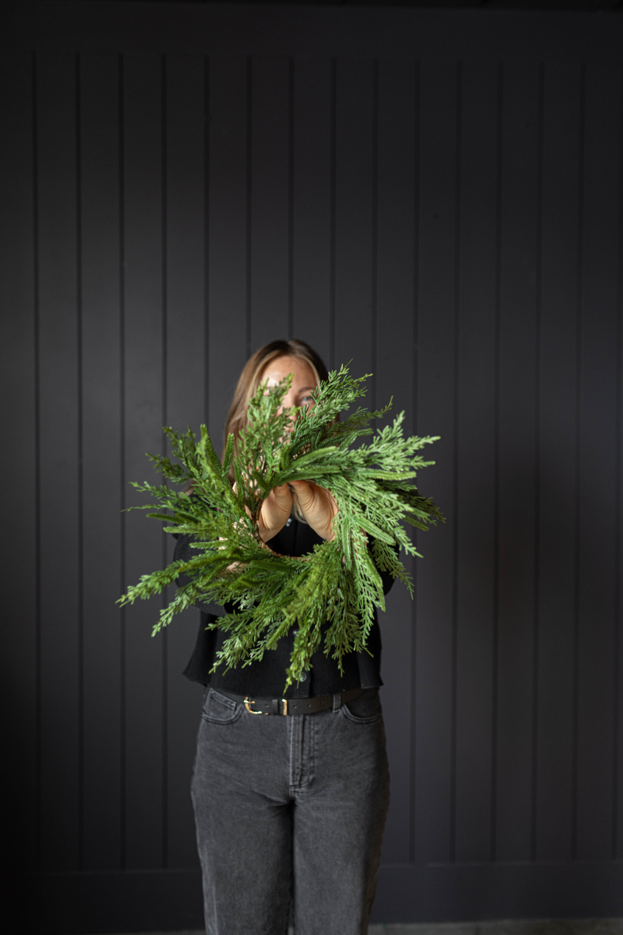 Norfolk & Cypress Mixed Real Touch Wreath