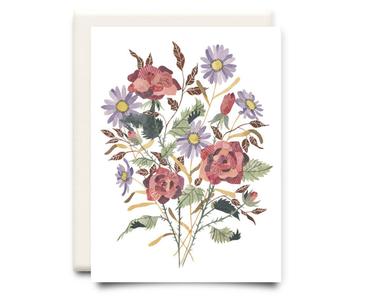 Roses Bouquet | Floral Greeting Card