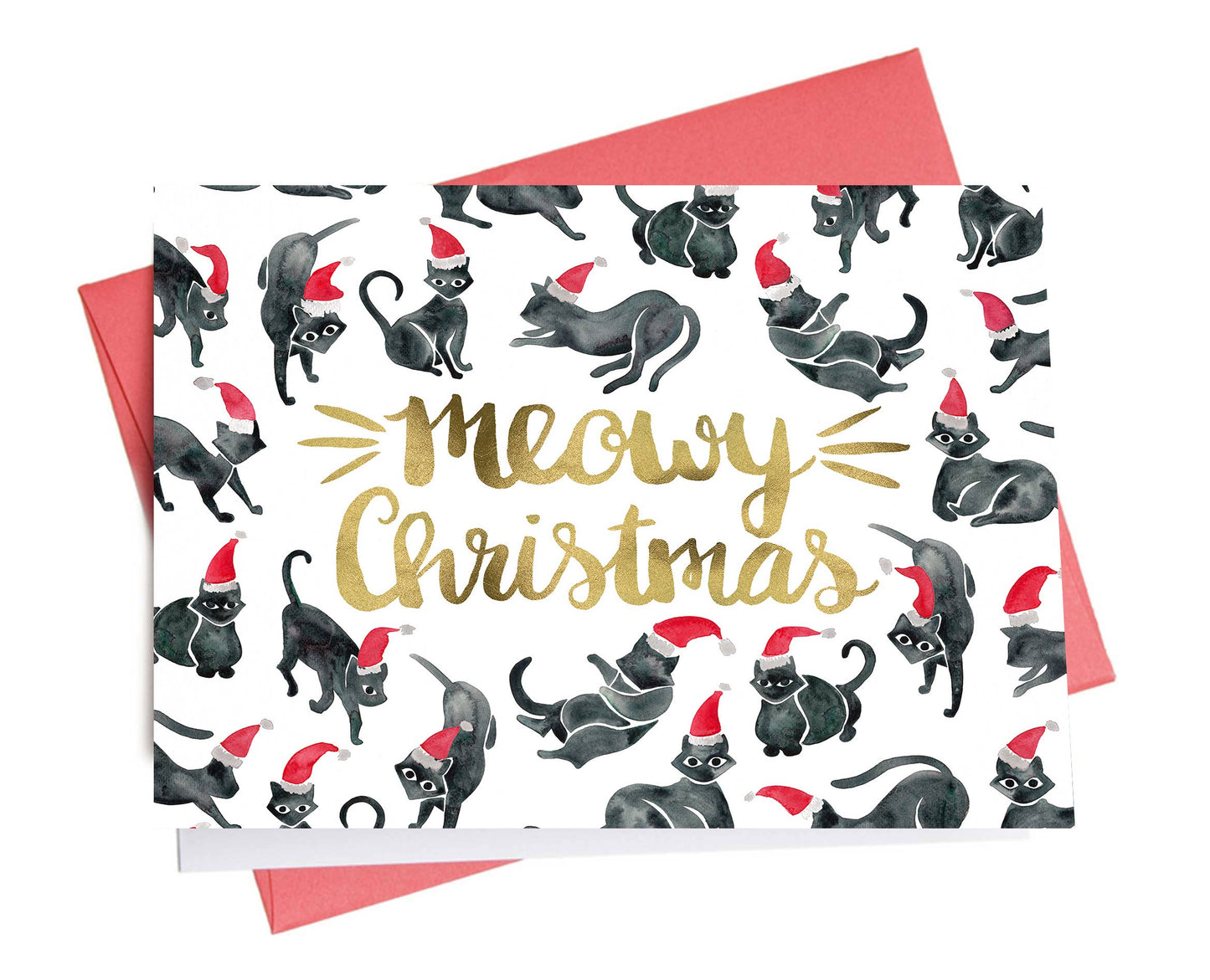 Meowy Christmas | Holiday Greeting Card