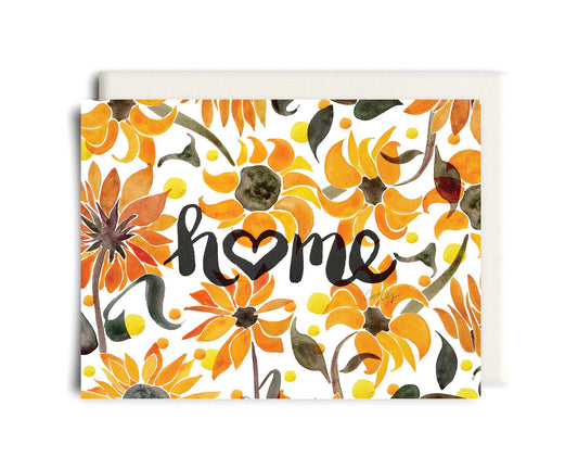 Sunflower Home | Housewarming Greeting Card