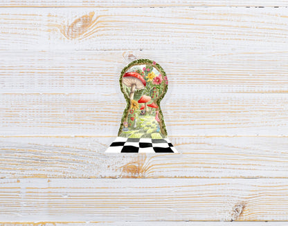 Clear Wonderland Vinyl Sticker