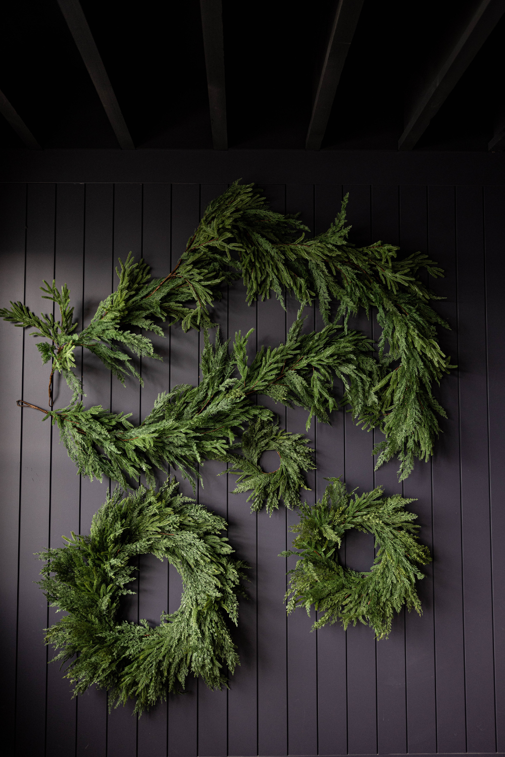 Norfolk & Cypress Mixed Real Touch Wreath