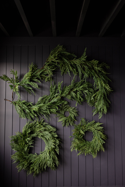 Norfolk & Cypress Mixed Real Touch Wreath