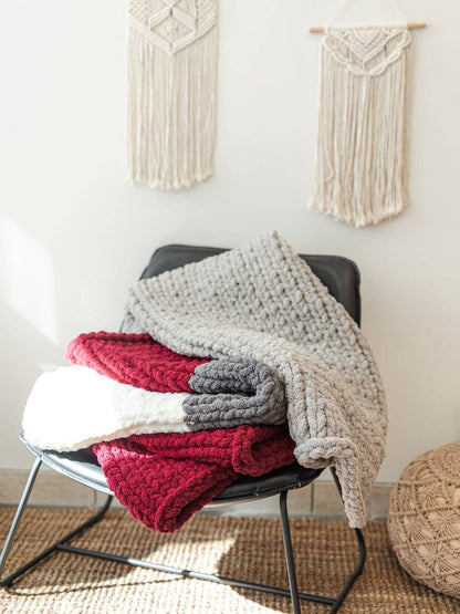 Kristina - Handmade Chunky Knit Blanket | Lap Throw