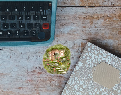 Clear Hobbit Hole Vinyl Sticker