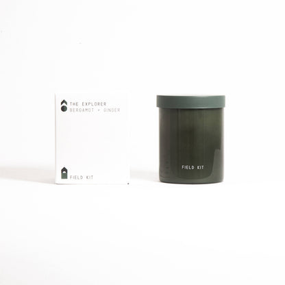 The Explorer | Bergamot + Ginger - 8oz Glass Candle
