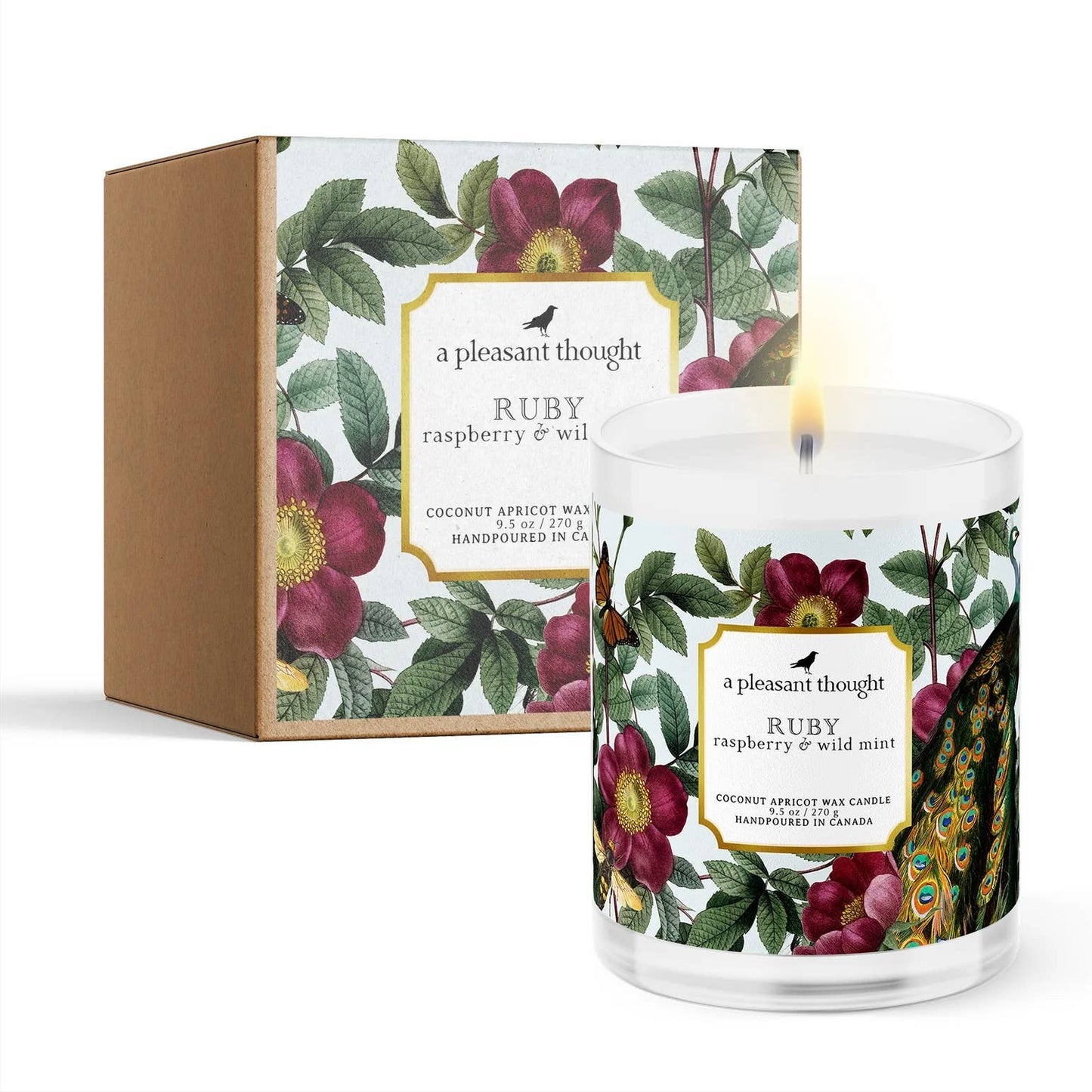 Ruby | Raspberry & Wild Mint Candle