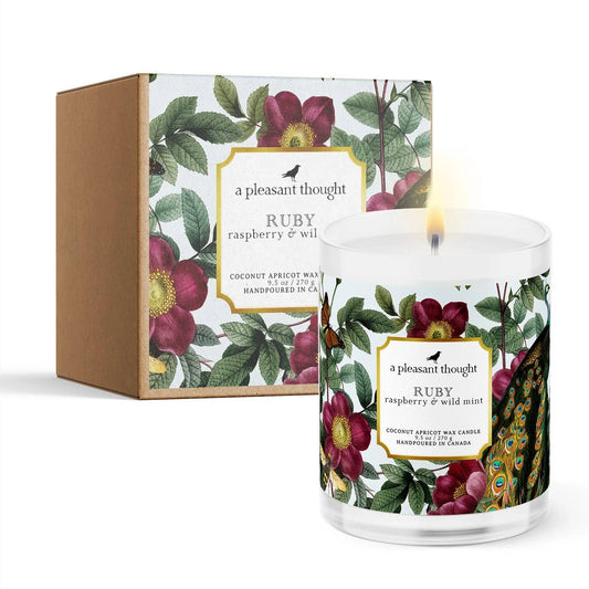 Ruby | Raspberry & Wild Mint Candle