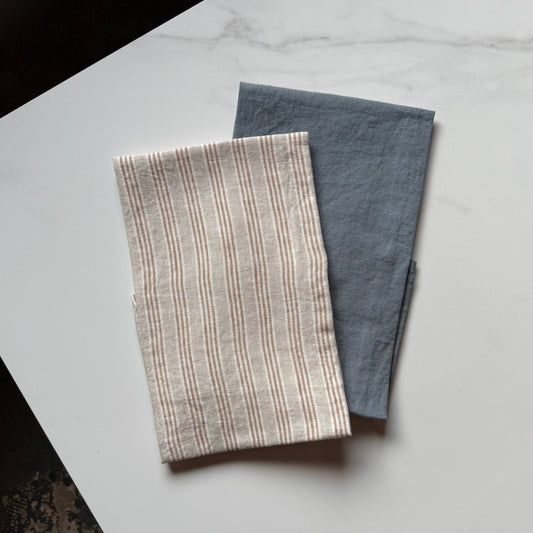 Vintage Stripes | Linen Kitchen Towel