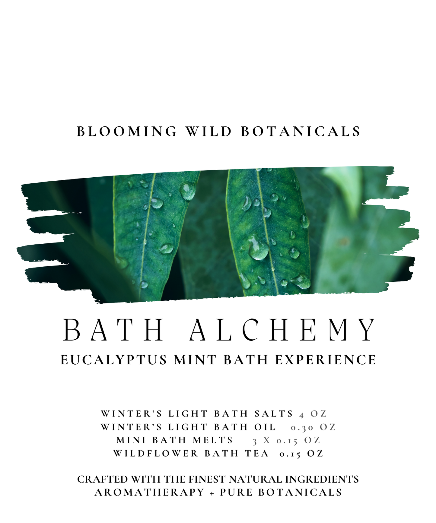 Eucalyptus Mint Bath Alchemy Experience | Bath Salt Kit