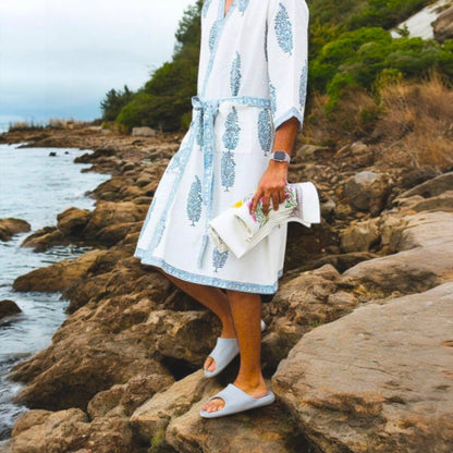 Blue Paisley | Bath Robe