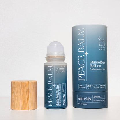 Peace Balm Cedar Mist | Muscle Relief Roll-On with Menthol
