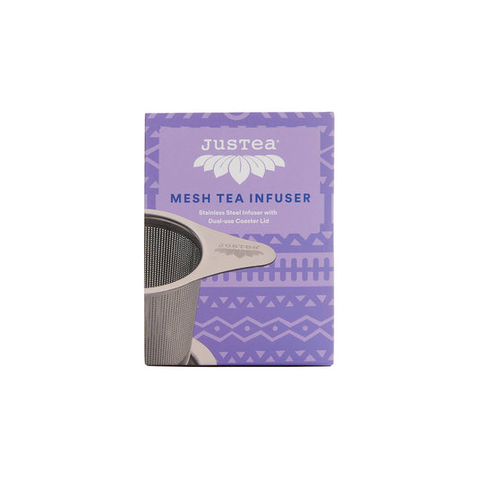 Tea Infuser with Dual-Use Coaster Lid