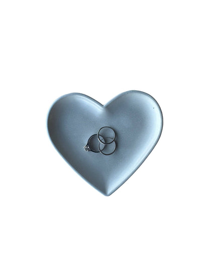Heart Tray in Lavender Gold